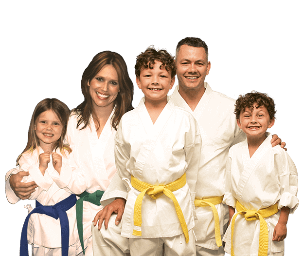 Martial Arts Lessons for Families in Fort Dodge IA - Group Family for Martial Arts Footer Banner