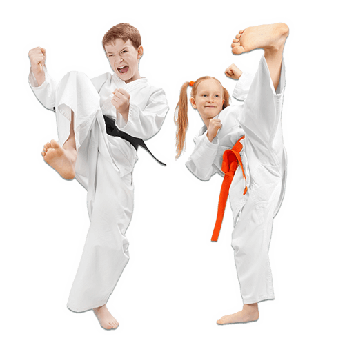 Martial Arts Lessons for Kids in Fort Dodge IA - Kicks High Kicking Together